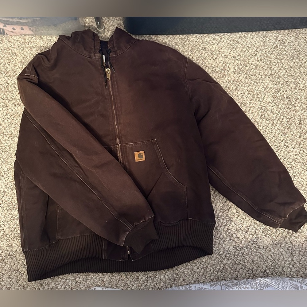 Carhartt coat - hooded men’s 1XL